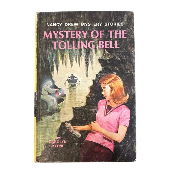 VTG 1946 Nancy Drew #23 Mystery of the Tolling Bell Book, HC - Picture 1 of 5